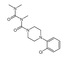 1-(2-Chlorophenyl)-4-(2,4,4-trimethylallophanoyl)piperazine Structure