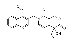 (S)-11-Formy-4-ethyl-4-hydroxy-1,12-dihydro-4H-2-oxa-6,12a-diaza-dibenzo[b,h]fluorene-3,13-dione结构式