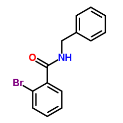 N-苄基-2-溴苯甲酰胺结构式