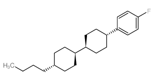 TRANS-4-BUTYL-4'-(4-FLUOROPHENYL)-1,1'-BI(CYCLOHEXANE) Structure