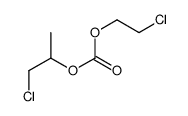 2-chloroethyl 1-chloropropan-2-yl carbonate Structure