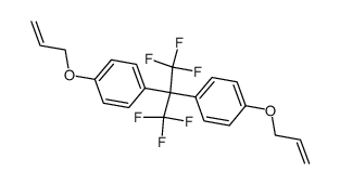 2,2-bis(4-allyloxyphenyl)hexafluoropropane Structure