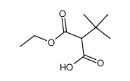 2-tert-butyl-malonic acid monoethyl ester结构式