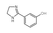 3-(4,5-二氢-1H-咪唑-2-基)酚结构式