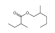 2-methylpentyl 2-methylbutyrate Structure