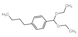 4-丁基苯甲醛二乙基缩醛结构式