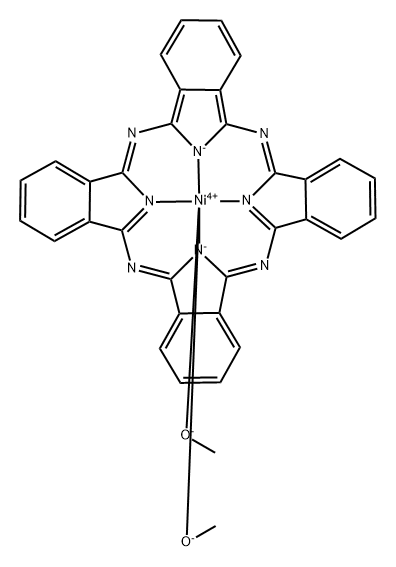 dimethoxy[29H,31H-phthalocyaninato(2-)-N29,N30,N31,N32]nickel Structure