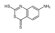 7-amino-1H-3,1-benzothiazine-2,4-dithione结构式