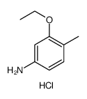 Benzenamine, 3-ethoxy-4-methyl-, hydrochloride Structure