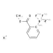 2-甲氧羰基苯基三氟硼酸钾结构式