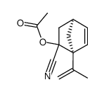 2-Acetoxy-2-cyano-1-isopropenylbicyclo(2.2.1)hept-5-ene Structure