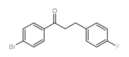 4-溴-3-(4-氟苯基)苯丙酮结构式