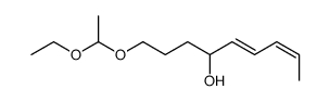 1-(1-ethoxyethoxy)nona-5,7-dien-4-ol结构式