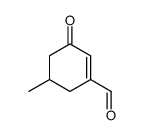 5-methyl-3-oxocyclohexene-1-carbaldehyde Structure