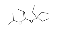 (E)-<<1-(1-Methylethoxy)-1-propenyl>oxy>triethylsilane Structure