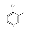 4-溴-3-碘吡啶结构式