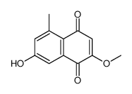 7-hydroxy-2-methoxy-5-methylnaphthalene-1,4-dione Structure