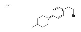 1-(2-bromoethyl)-4-(4-methylpiperidin-1-yl)pyridin-1-ium,bromide Structure
