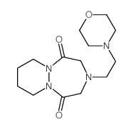 3-(2-Morpholin-4-ylethyl)hexahydro-1H-pyridazino[1,2-a][1,2,5]triazepine-1,5(2H)-dione结构式
