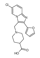 6-氯-2-呋喃-2-基-咪唑并[1,2-a]吡啶结构式
