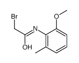 2-bromo-N-(2-methoxy-6-methylphenyl)acetamide结构式