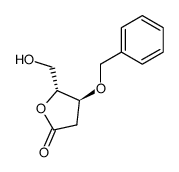3-O-benzyl-2-deoxy-D-ribonolactone Structure