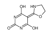 5-(1,3-oxazolidin-2-ylidene)-1,3-diazinane-2,4,6-trione结构式