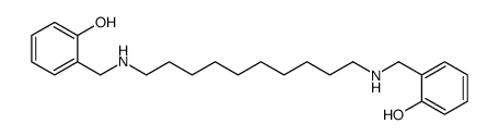 2-[[10-[(2-hydroxyphenyl)methylamino]decylamino]methyl]phenol Structure