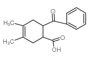 6-苯甲酰基-3,4-二甲基-3-环己烯-1-羧酸结构式