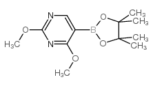 2,4-二甲氧嘧啶-5-硼酸频哪醇酯结构式