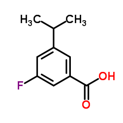 3-Fluoro-5-isopropylbenzoic acid Structure