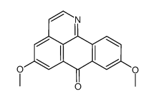 5,9-Dimethoxy-7H-dibenzo(de,h)quinoline-7-one Structure