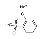 2-Chlorbenzensulfonamid-Natriumsalz结构式