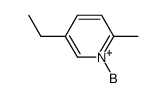 5-Ethyl-2-methylpyridine borane complex structure