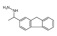 1-(9H-fluoren-2-yl)ethylhydrazine结构式