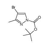 TERT-BUTYL 4-BROMO-3-METHYL-1H-PYRAZOLE-1-CARBOXYLATE Structure