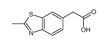 2-甲基-6-苯并噻唑乙酸结构式