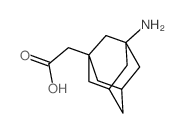 (3-Amino-adamantan-1-yl)-aceticacid结构式