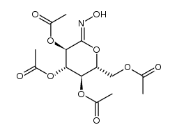 2,3,4,6-tetra-O-acetyl-D-gluconhydroximo-1,5-lactone Structure