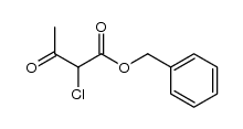 benzyl 2-chloro-3-oxobutanoate结构式