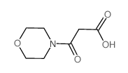3-吗啉-4-基-3-氧代丙酸结构式