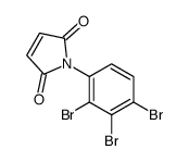 1-(2,3,4-tribromophenyl)pyrrole-2,5-dione Structure
