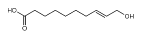 (8E)-10-hydroxy-8-decenoic acid Structure