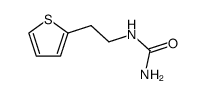 N-(2-THIEN-2-YLETHYL)UREA结构式