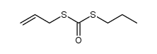 S-allyl S-propyl carbonodithioate Structure