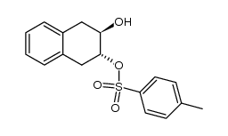 (+/-)-trans-3-(toluene-4-sulfonyloxy)-1,2,3,4-tetrahydro-[2]naphthol Structure