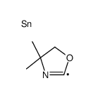 (4,4-dimethyl-5H-1,3-oxazol-2-yl)-trimethylstannane Structure