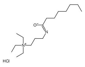 triethyl-[3-(octanoylamino)propyl]azanium,chloride结构式