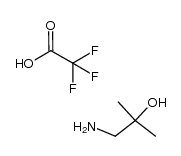 1-amino-2-methylpropan-2-ol trifluoroacetate Structure