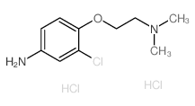 N-[2-(4-Amino-2-chlorophenoxy)ethyl]-N,N-dimethylamine dihydrochloride结构式